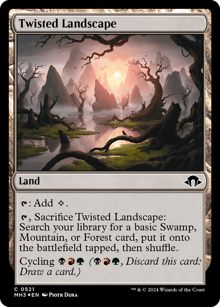 Twisted Landscape (Ripple Foil) [Modern Horizons 3] - The Mythic Store | 24h Order Processing