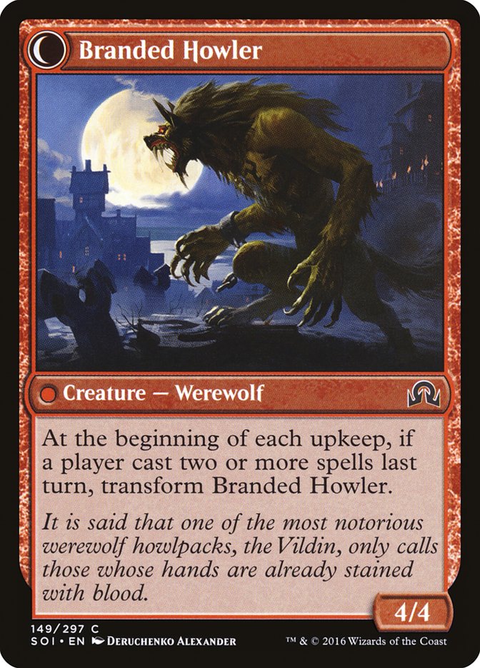 Convicted Killer // Branded Howler [Shadows over Innistrad] - The Mythic Store | 24h Order Processing