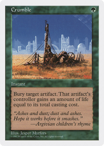 Crumble [Fifth Edition] - The Mythic Store | 24h Order Processing