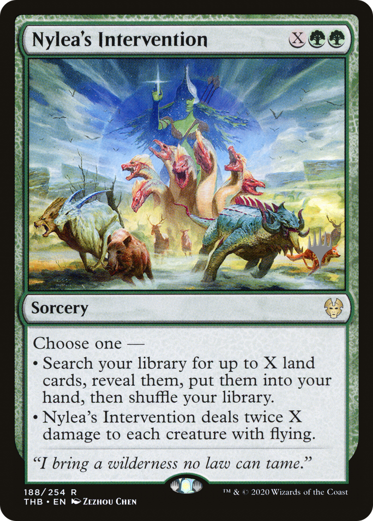 Nylea's Intervention (Promo Pack) [Theros Beyond Death Promos] - The Mythic Store | 24h Order Processing