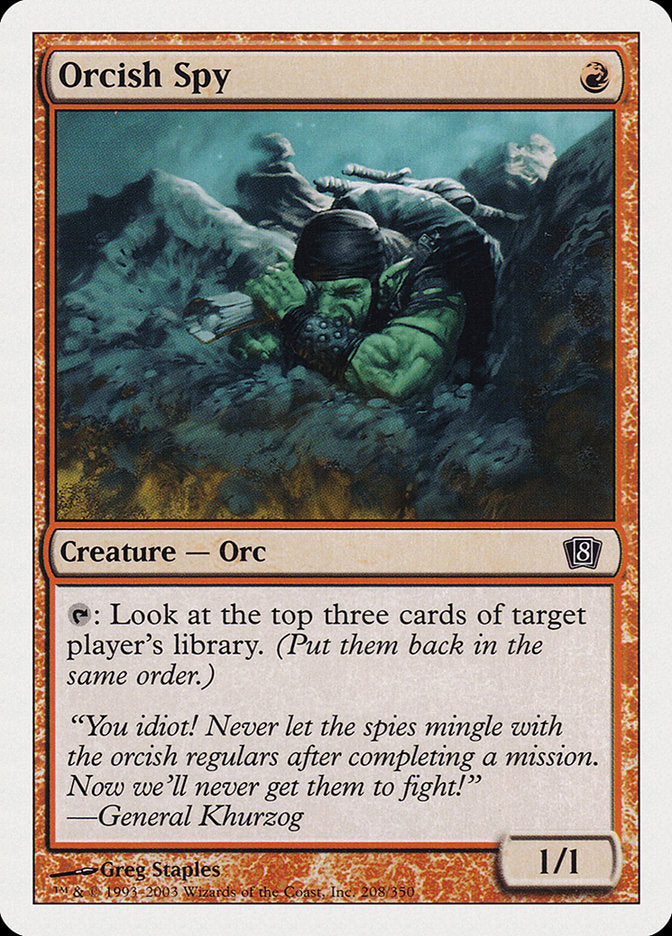 Orcish Spy [Eighth Edition] - The Mythic Store | 24h Order Processing