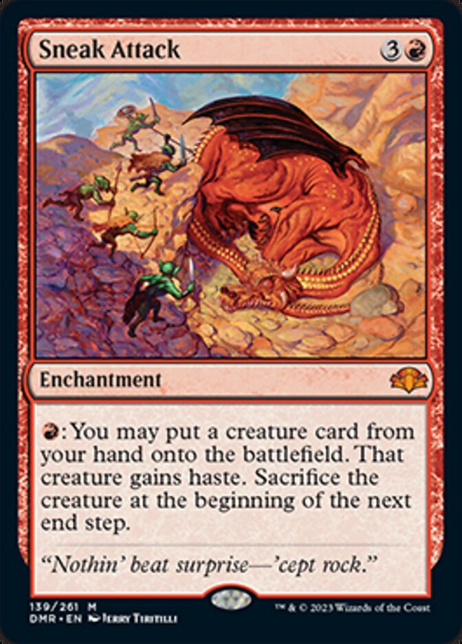 Sneak Attack [Dominaria Remastered] - The Mythic Store | 24h Order Processing