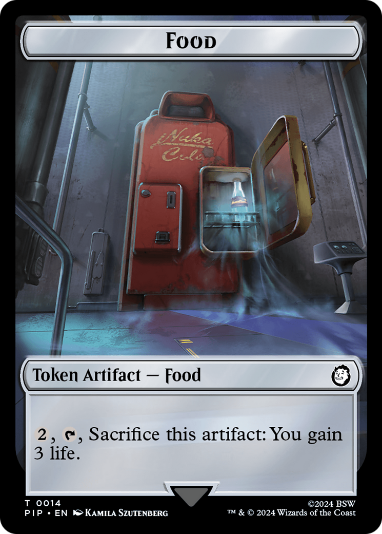 Robot // Food (0014) Double-Sided Token [Fallout Tokens] - The Mythic Store | 24h Order Processing