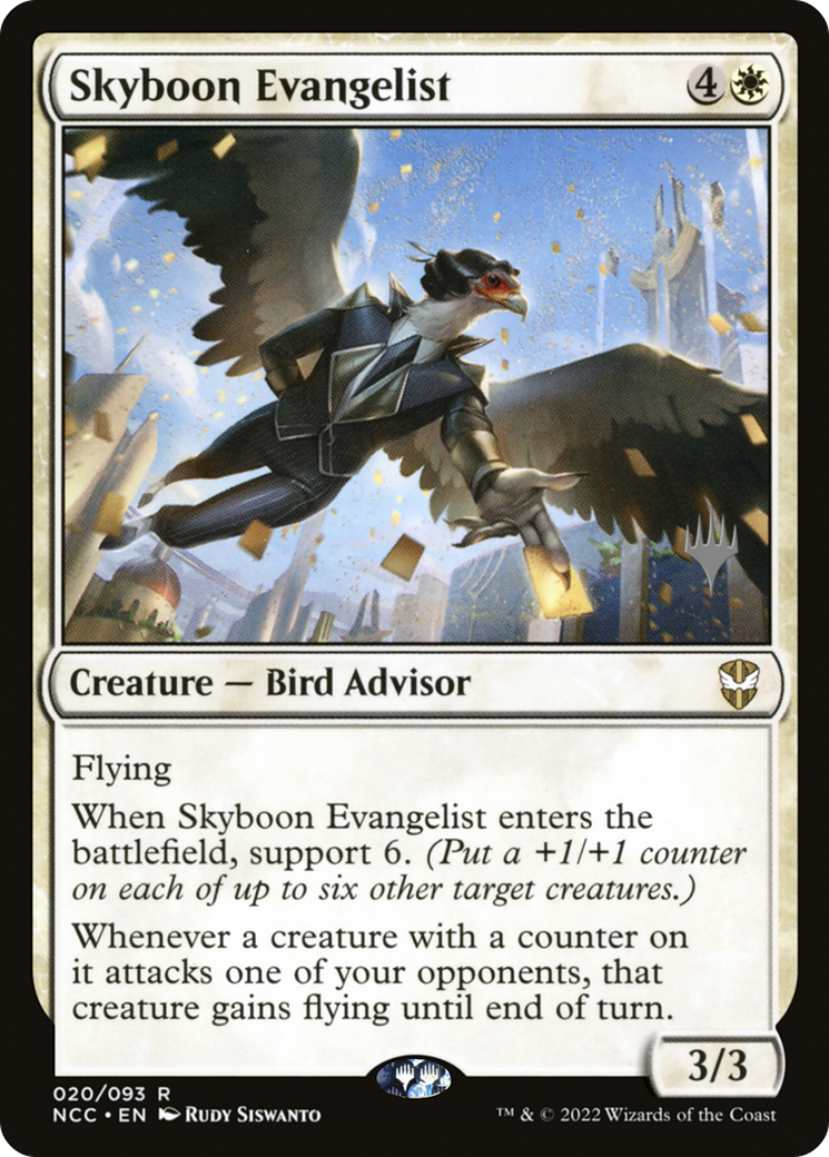 Skyboon Evangelist (Promo Pack) [Streets of New Capenna Commander Promos] - The Mythic Store | 24h Order Processing