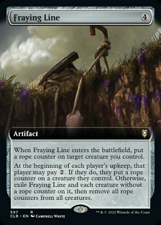 Fraying Line (Extended Art) [Commander Legends: Battle for Baldur's Gate] - The Mythic Store | 24h Order Processing