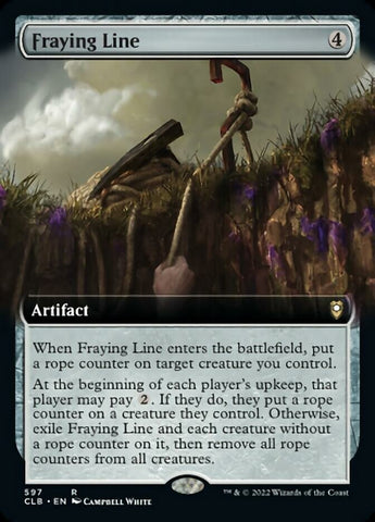 Fraying Line (Extended Art) [Commander Legends: Battle for Baldur's Gate] - The Mythic Store | 24h Order Processing