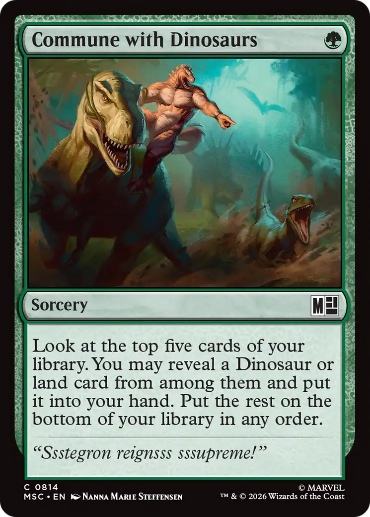 Commune with Dinosaurs [Marvel Super Heroes Commander] - The Mythic Store | 24h Order Processing
