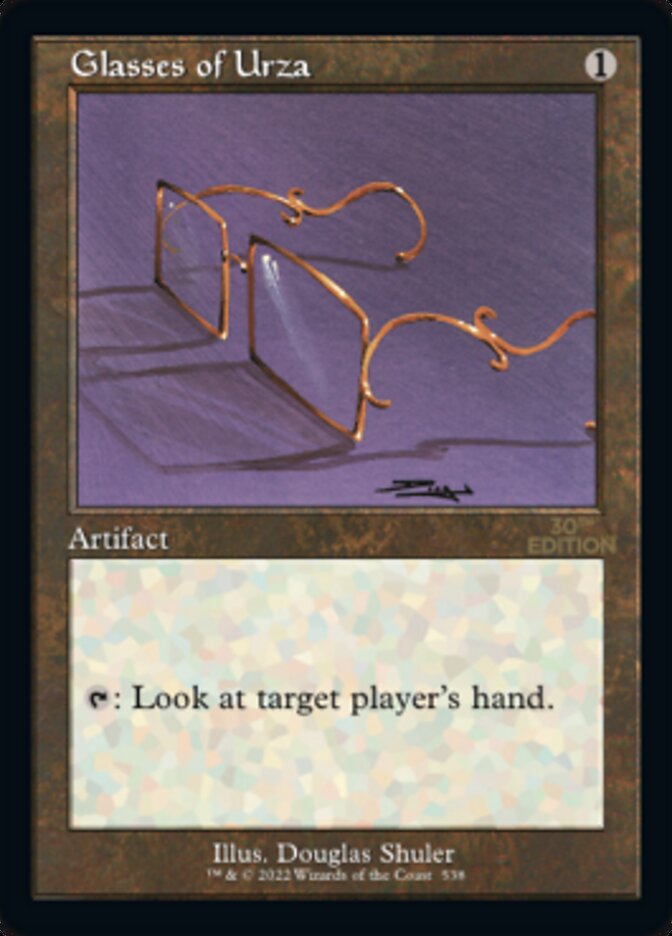 Glasses of Urza (Retro) [30th Anniversary Edition] - The Mythic Store | 24h Order Processing
