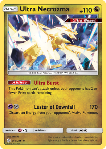 Ultra Necrozma (164/236) [Sun & Moon: Cosmic Eclipse] - The Mythic Store | 24h Order Processing