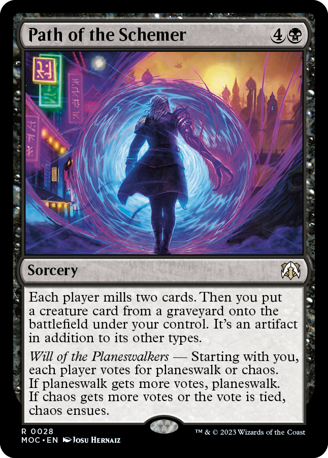 Path of the Schemer [March of the Machine Commander] - The Mythic Store | 24h Order Processing