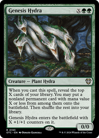 Genesis Hydra [Outlaws of Thunder Junction Commander] - The Mythic Store | 24h Order Processing