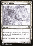 Late to Dinner (Sketch) [Modern Horizons 2] - The Mythic Store | 24h Order Processing