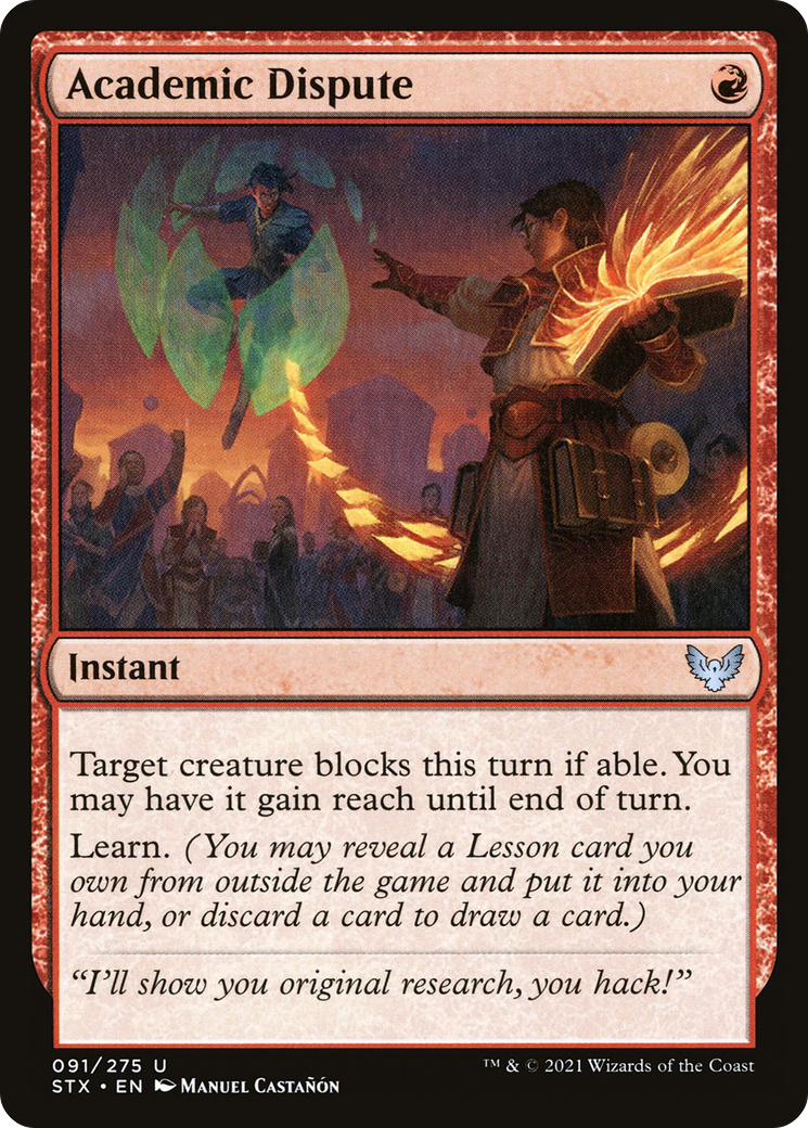 Academic Dispute [Strixhaven: School of Mages] - The Mythic Store | 24h Order Processing