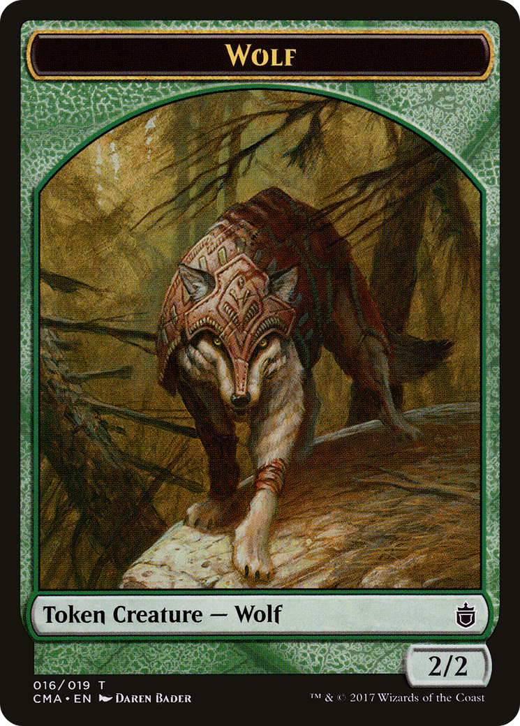 Wolf Token (016/019) [Commander Anthology Tokens] - The Mythic Store | 24h Order Processing