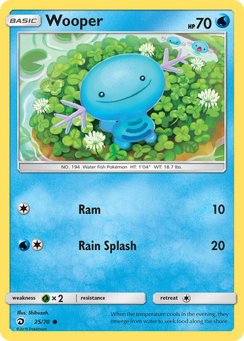 Wooper (25/70) [Sun & Moon: Dragon Majesty] - The Mythic Store | 24h Order Processing