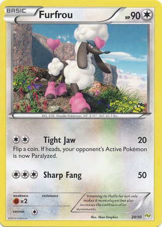 Furfrou (20/30) [XY: Trainer Kit - Noivern] - The Mythic Store | 24h Order Processing