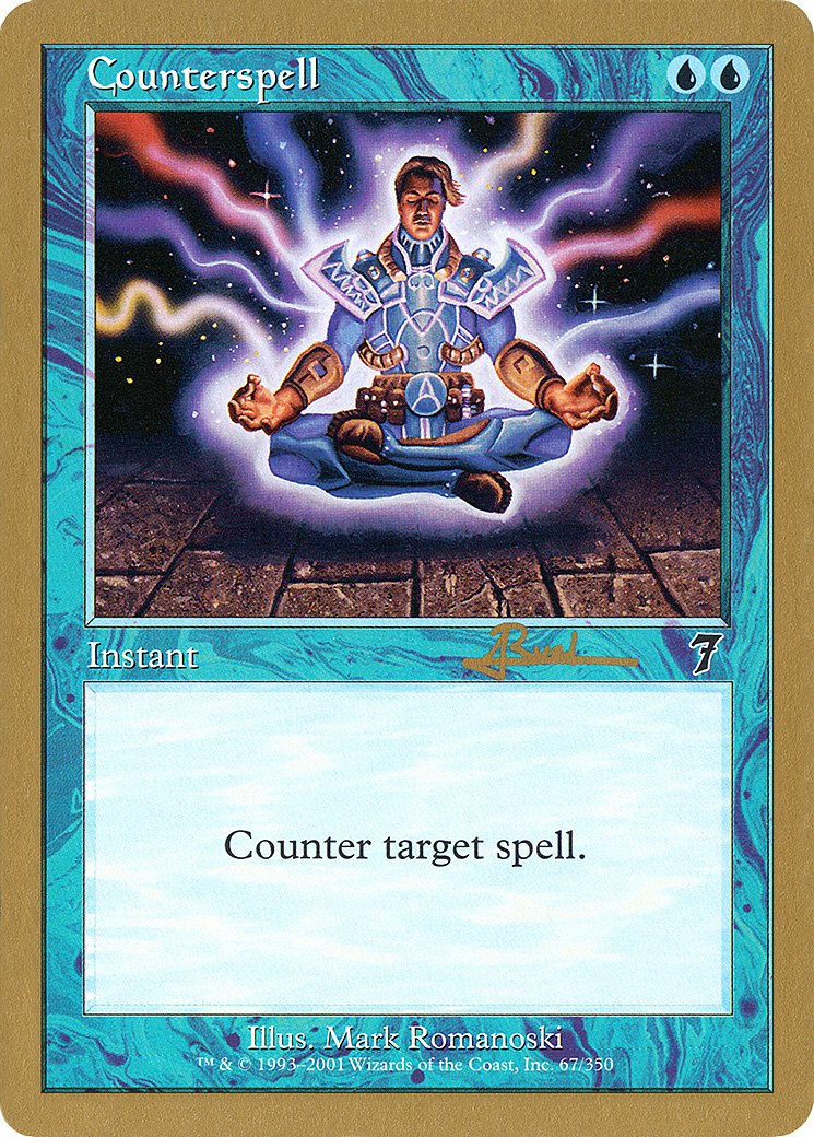Counterspell (Antoine Ruel) (7ED) [World Championship Decks 2001] - The Mythic Store | 24h Order Processing