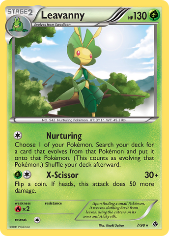 Leavanny (7/98) [Black & White: Emerging Powers] - The Mythic Store | 24h Order Processing