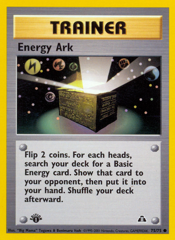 Energy Ark (75/75) [Neo Discovery 1st Edition] - The Mythic Store | 24h Order Processing