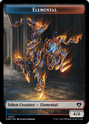 Spirit (0010) // Elemental (0037) Double-Sided Token [Commander Masters Tokens] - The Mythic Store | 24h Order Processing