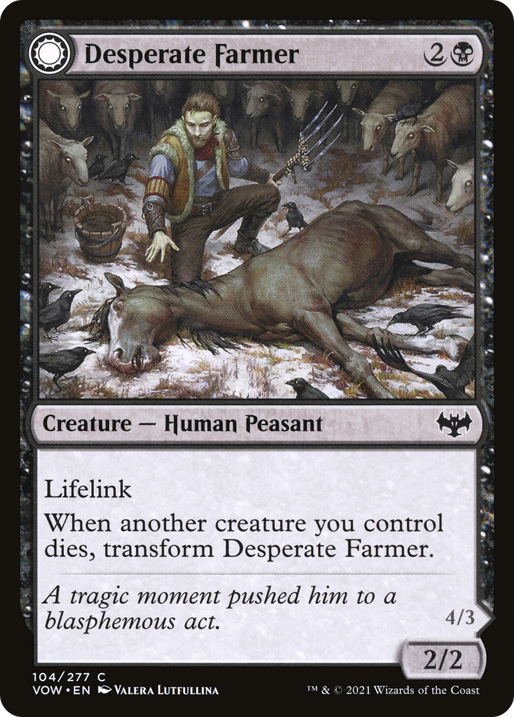 Desperate Farmer // Depraved Harvester [Innistrad: Crimson Vow] - The Mythic Store | 24h Order Processing