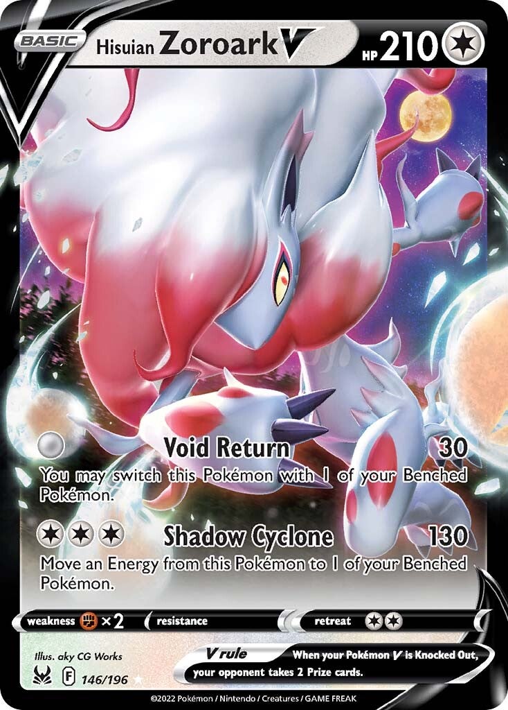 Hisuian Zoroark V (146/196) [Sword & Shield: Lost Origin] - The Mythic Store | 24h Order Processing