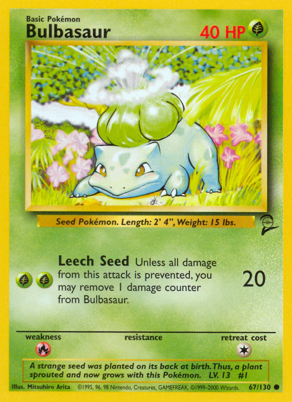 Bulbasaur (67/130) [Base Set 2] - The Mythic Store | 24h Order Processing