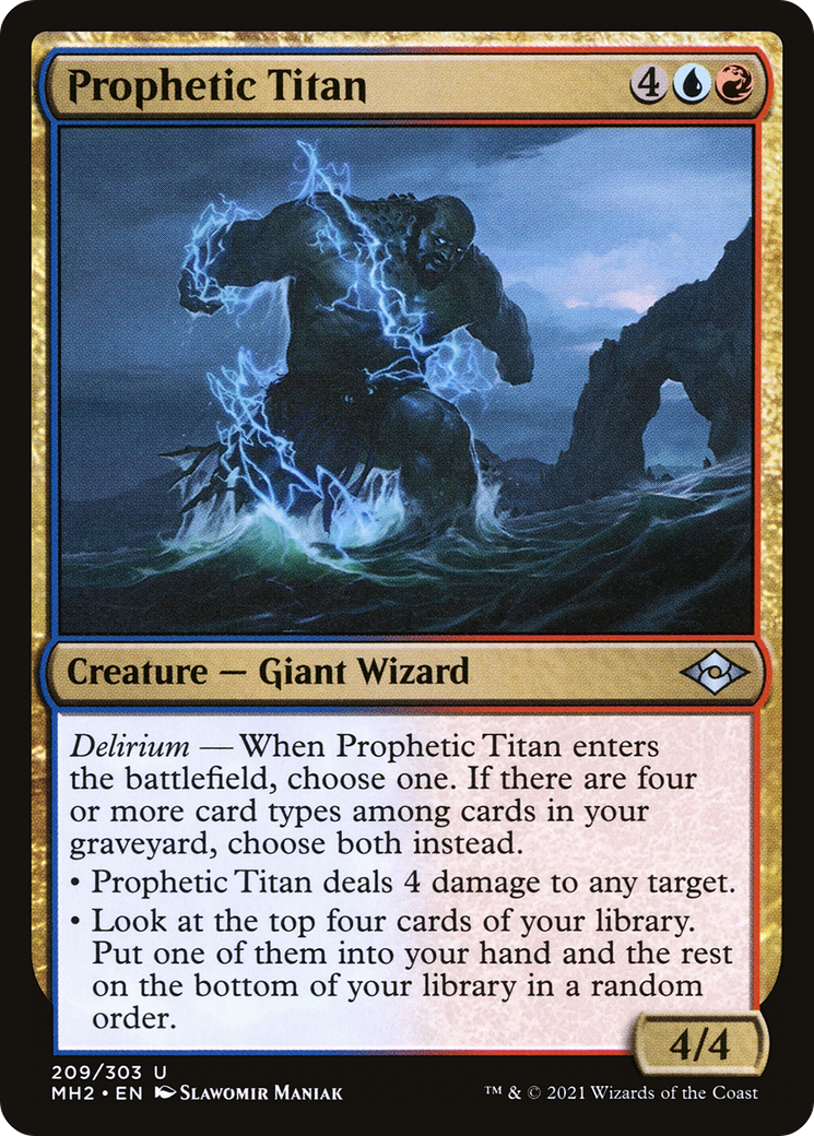 Prophetic Titan [Modern Horizons 2] - The Mythic Store | 24h Order Processing