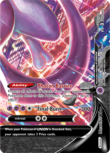 Mewtwo V-Union (SWSH162) [Sword & Shield: Black Star Promos] - The Mythic Store | 24h Order Processing