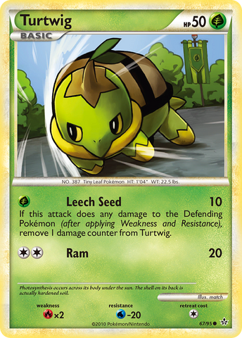 Turtwig (67/95) [HeartGold & SoulSilver: Unleashed] - The Mythic Store | 24h Order Processing