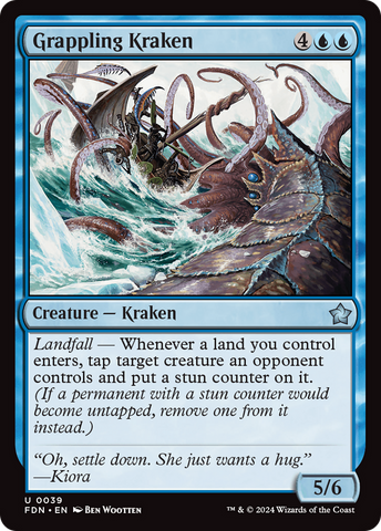 Grappling Kraken [Foundations] - The Mythic Store | 24h Order Processing