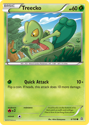 Treecko (6/160) [XY: Primal Clash] - The Mythic Store | 24h Order Processing