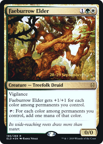Faeburrow Elder [Throne of Eldraine Prerelease Promos] - The Mythic Store | 24h Order Processing
