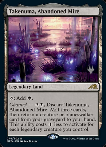 Takenuma, Abandoned Mire (Promo Pack) [Kamigawa: Neon Dynasty Promos] - The Mythic Store | 24h Order Processing