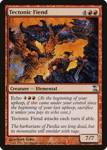 Tectonic Fiend [Time Spiral] - The Mythic Store | 24h Order Processing