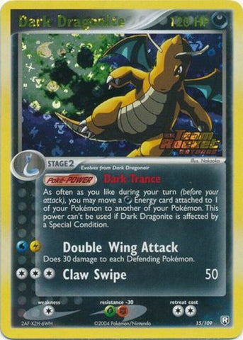 Dark Dragonite (15/109) (Stamped) [EX: Team Rocket Returns] - The Mythic Store | 24h Order Processing