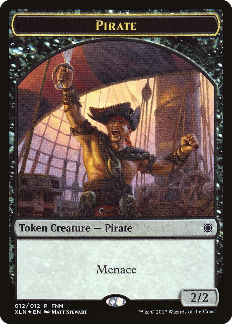 Pirate // Treasure Double-Sided Token [Friday Night Magic 2017] - The Mythic Store | 24h Order Processing