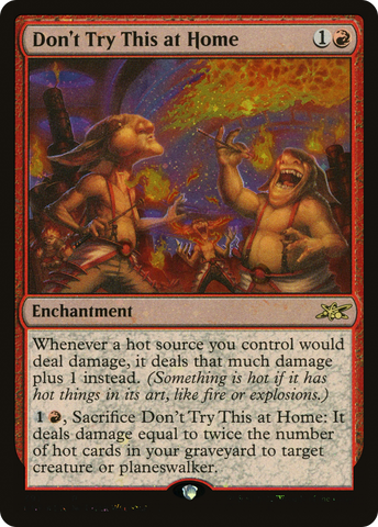 Don't Try This at Home (Galaxy Foil) [Unfinity] - The Mythic Store | 24h Order Processing