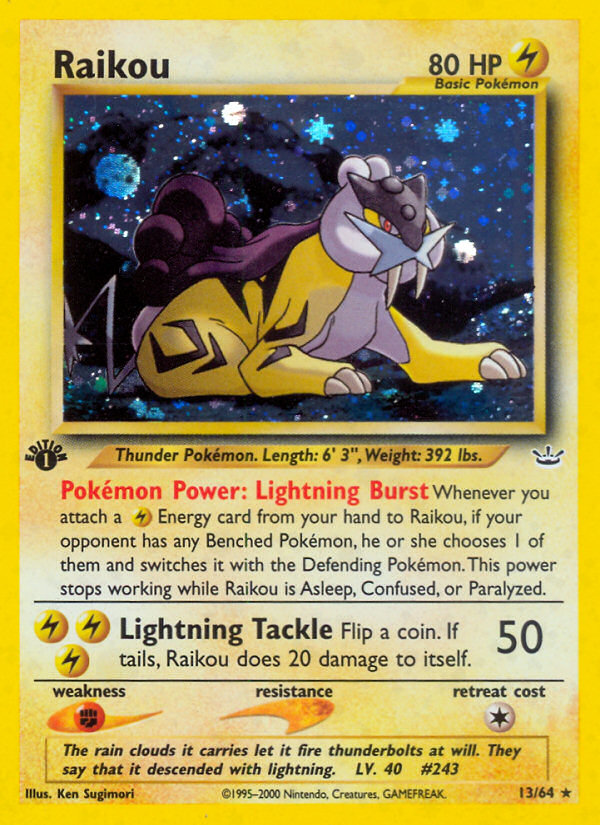 Raikou (13/64) [Neo Revelation 1st Edition] - The Mythic Store | 24h Order Processing