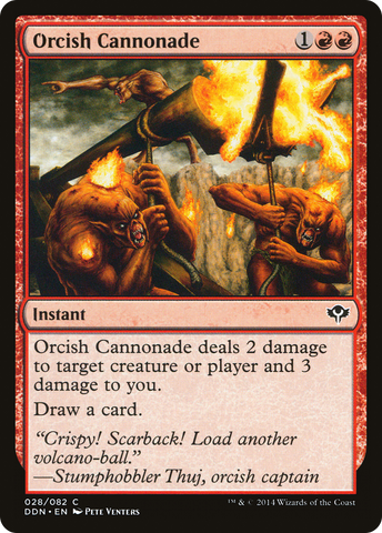 Orcish Cannonade [Duel Decks: Speed vs. Cunning] - The Mythic Store | 24h Order Processing
