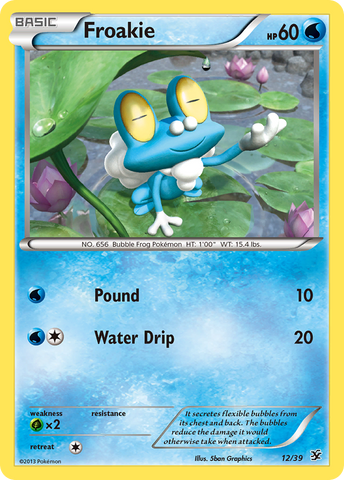 Froakie (12/39) [XY: Kalos Starter Set] - The Mythic Store | 24h Order Processing