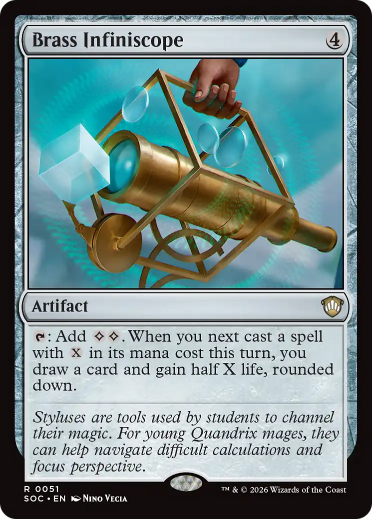 Brass Infiniscope [Secrets of Strixhaven Commander] - The Mythic Store | 24h Order Processing