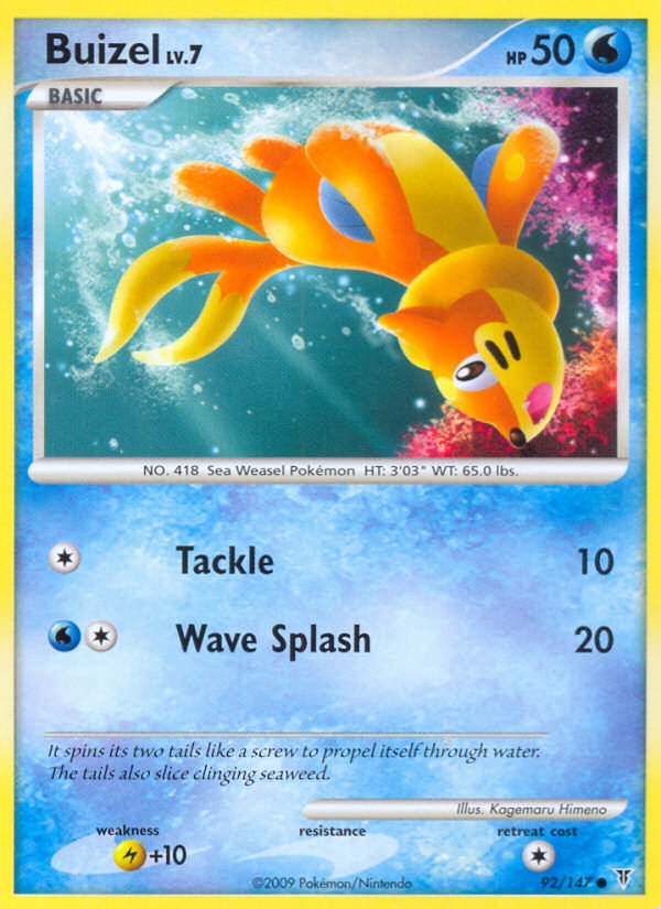 Buizel (92/147) [Platinum: Supreme Victors] - The Mythic Store | 24h Order Processing