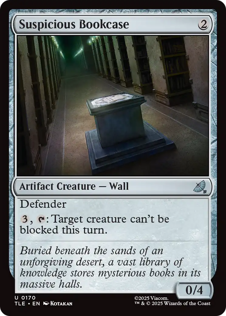 Suspicious Bookcase [Avatar: The Last Airbender: Eternal-Legal] - The Mythic Store | 24h Order Processing