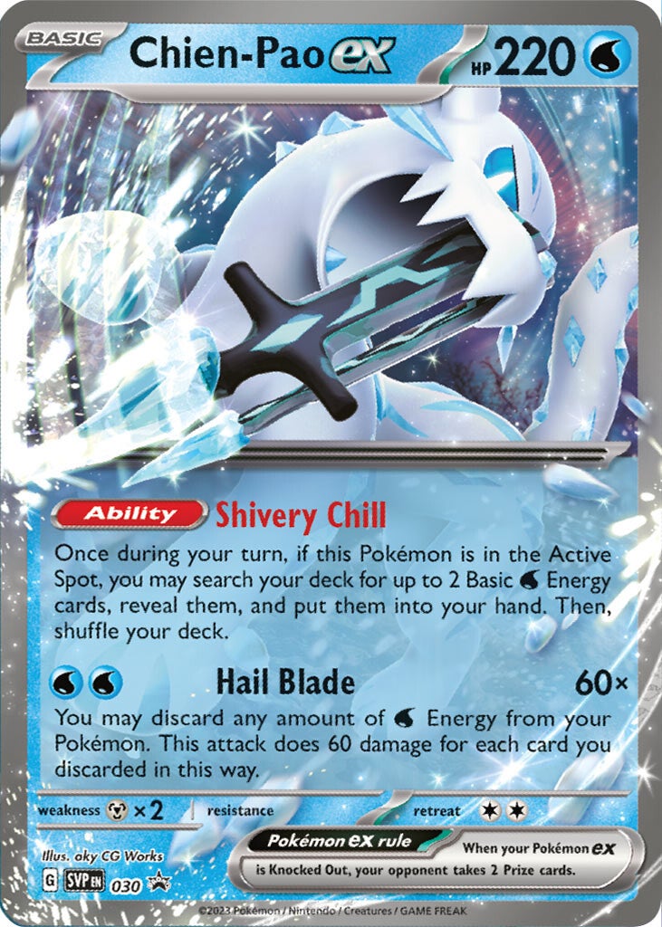 Chien-Pao ex (030) [Scarlet & Violet: Black Star Promos] - The Mythic Store | 24h Order Processing