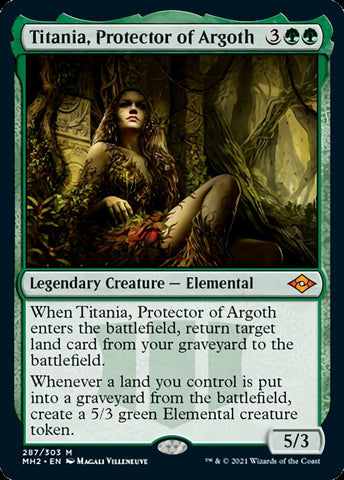 Titania, Protector of Argoth (Foil Etched) [Modern Horizons 2] - The Mythic Store | 24h Order Processing