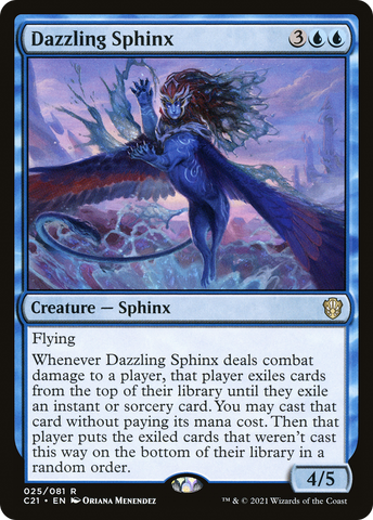 Dazzling Sphinx [Commander 2021] - The Mythic Store | 24h Order Processing