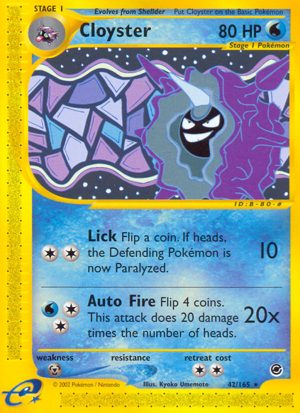 Cloyster (42/165) [Expedition: Base Set] - The Mythic Store | 24h Order Processing