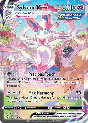 Sylveon VMAX (212/203) [Sword & Shield: Evolving Skies] - The Mythic Store | 24h Order Processing