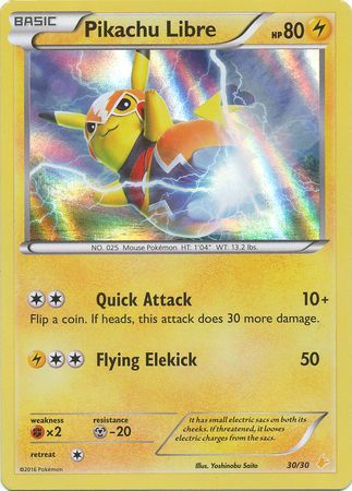 Pikachu Libre (30/30) [XY: Trainer Kit 3 - Pikachu Libre] - The Mythic Store | 24h Order Processing